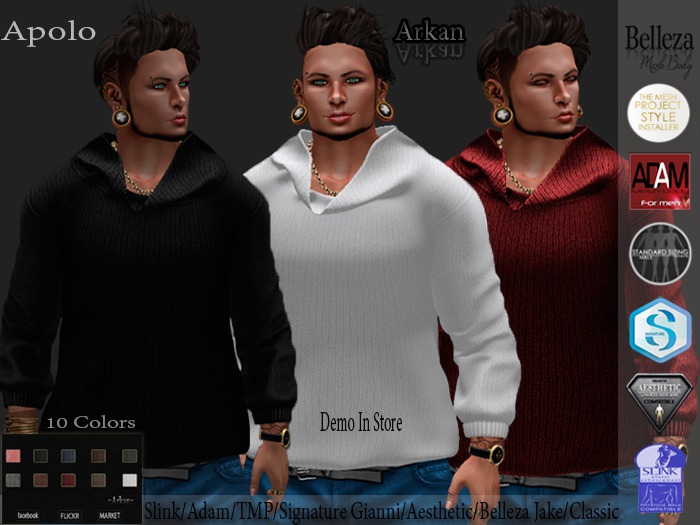 .::Arkan::. Apolo Sweater +Fitmesh