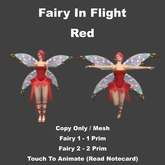 Fairy In Flight Red