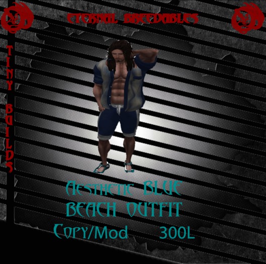 Navy Blue Aesthetic Beach Outfit
