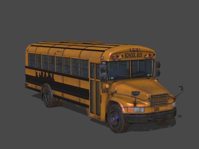 School Bus Decor Full Perm