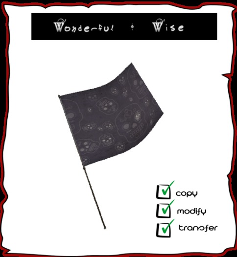 Second Life Marketplace - Hand Held Flag (wear) full perm