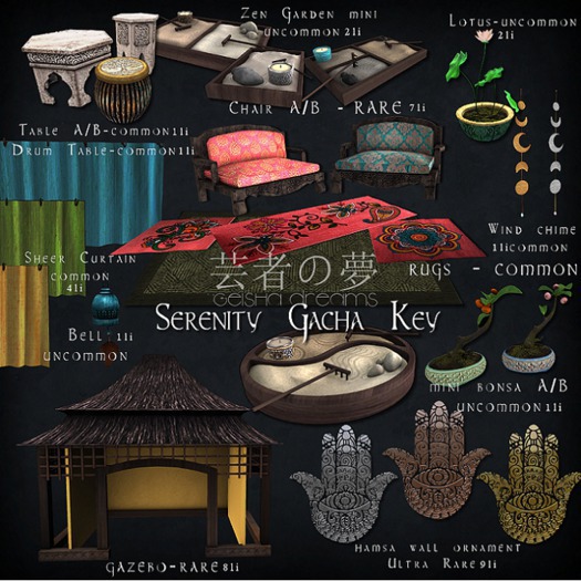 GD: Serenity - Gazebo 8li - RARE