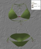 creani swimsuit bikini emanuelle in moos green   maitreya