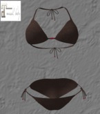 creani swimsuit bikini emanuelle in chocolate    maitreya