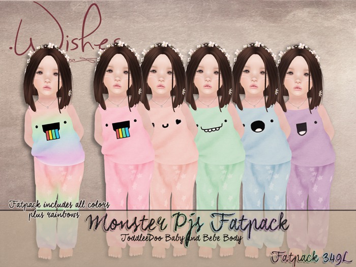 .Wishes. ~ Monster Pjs ~ Fatpack