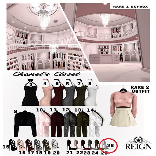 REIGN.- KAPPA HEELS (Maitreya) WHITE- #26