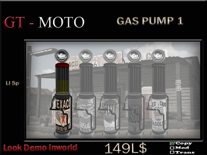 GT - MOTO Gas Pump 1