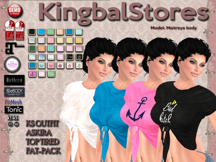 KS OUTFIT ASKIRA TOP TIRED FAT-PACK