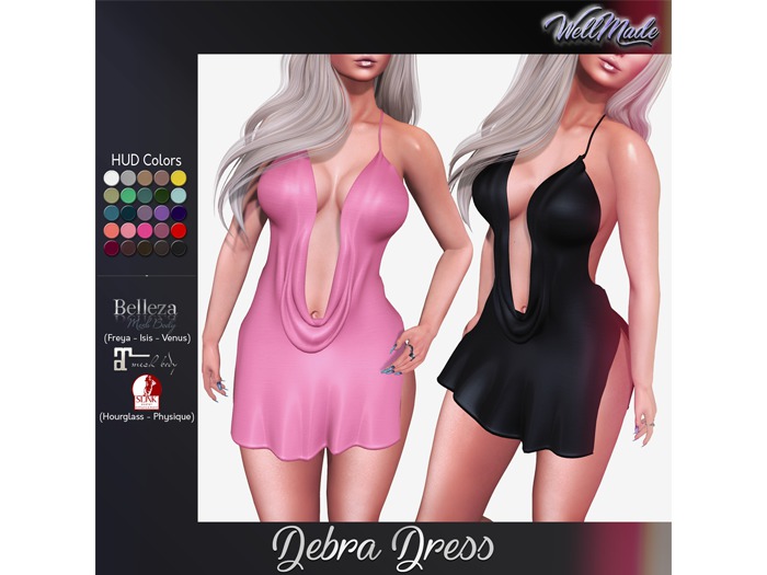 [WellMade] Debra Dress - HUD Colors