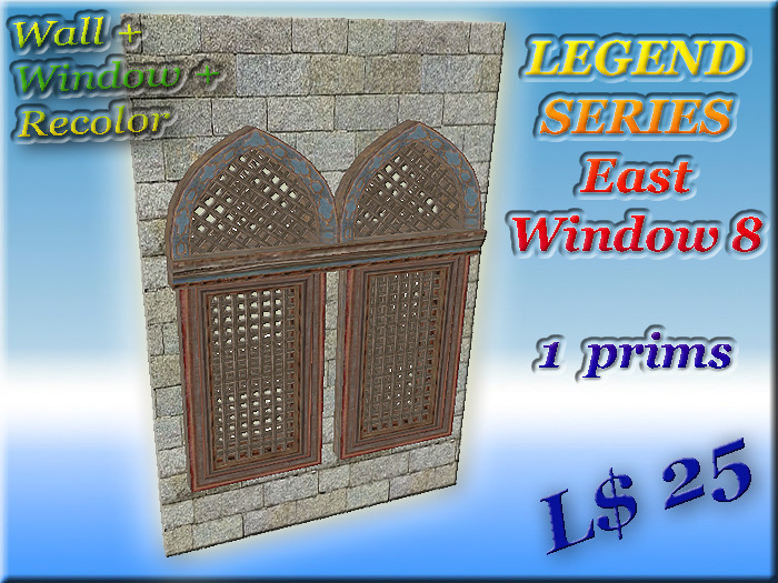 LEGEND SERIES East Window 8 (1 prim)