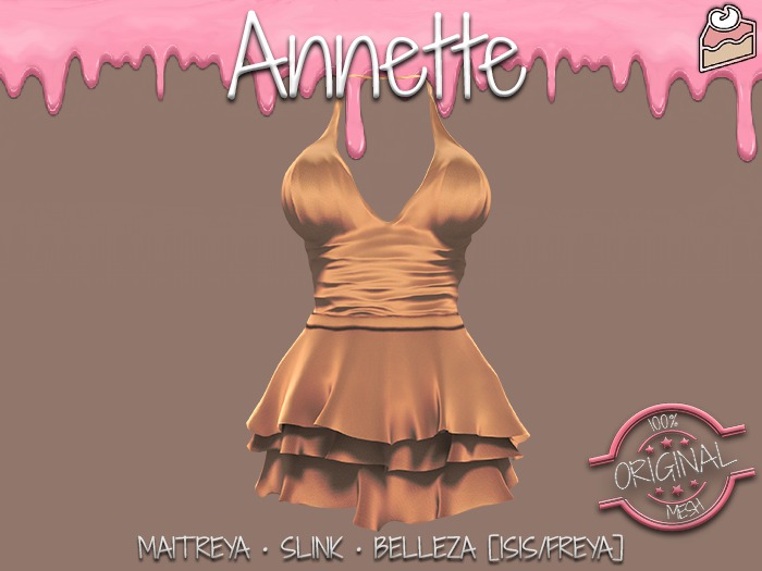 !PCP :: Annette Swimsuit [Beige]