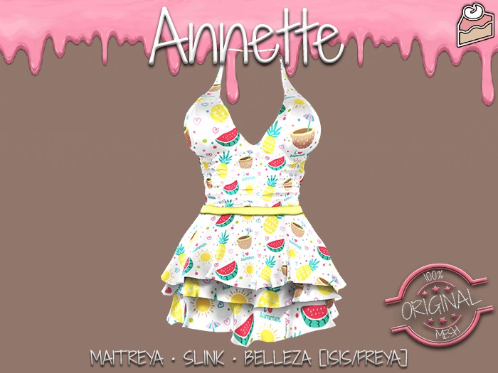 !PCP :: Annette Swimsuit [I Love Summer]