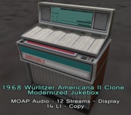 1968 Wurlitzer Americana II Clone Modernized Jukebox