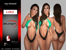 Brunsen! Lara Sexy Swimsuit Maitreya Slink Belleza TurquoiseBla