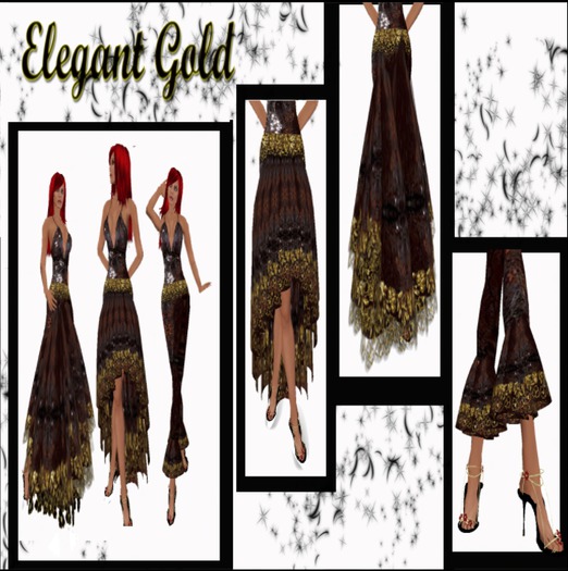 Elegant Gold Dress