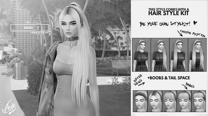 #Foxy - Grind Hair DEMO (wear to unpack)