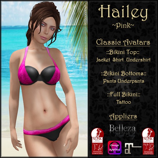 ::Chez::Kitten:: Hailey ~ Pink (Omega, Slink, Maitreya, Belleza)