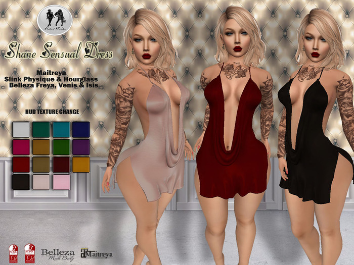 .:H.F SHANE SENSUAL DRESS (HUD TEXTURE CHANGE)