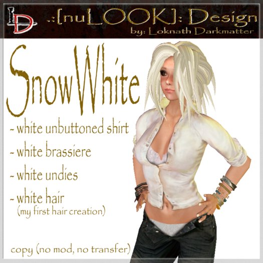 .:[nuLOOK]: snowWHITE - PROMO PRICE !!!