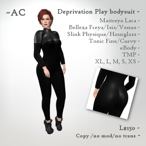 ~AC Deprivation Play bodysuit