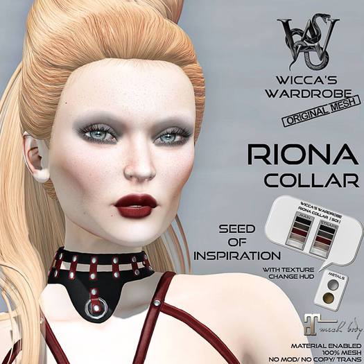 Wicca's Wardrobe - Riona Collar [SoI] [GACHA]