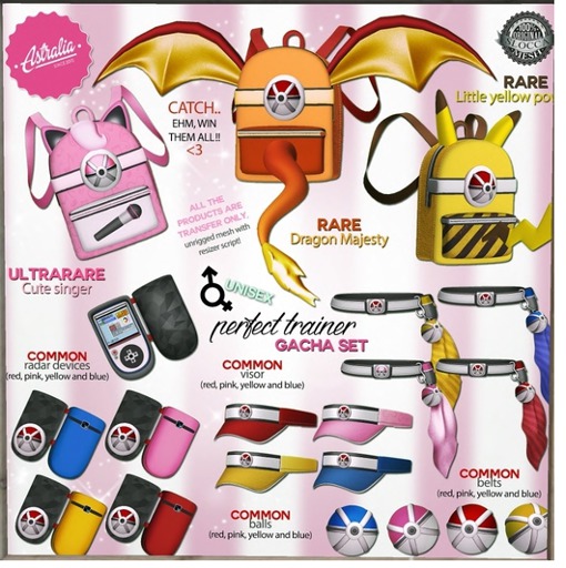 Astralia - The perfect trainer gacha (simple ball - yellow)