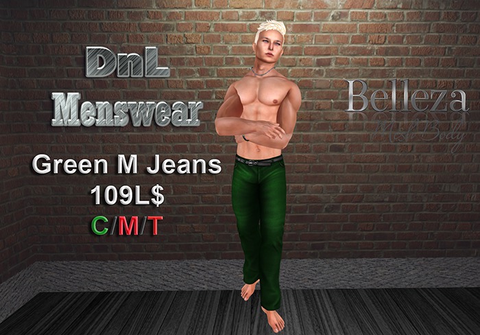 DNL_BEL-Green M Jeans (Add to Unpack)