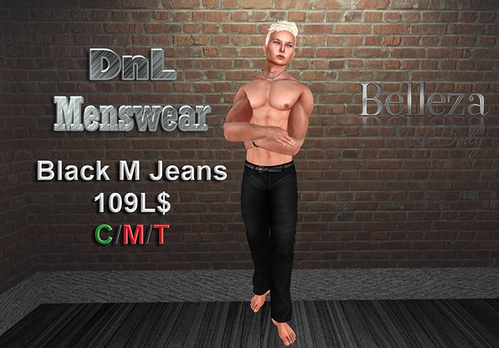 DNL_BEL-Black M Jeans (Add to Unpack)