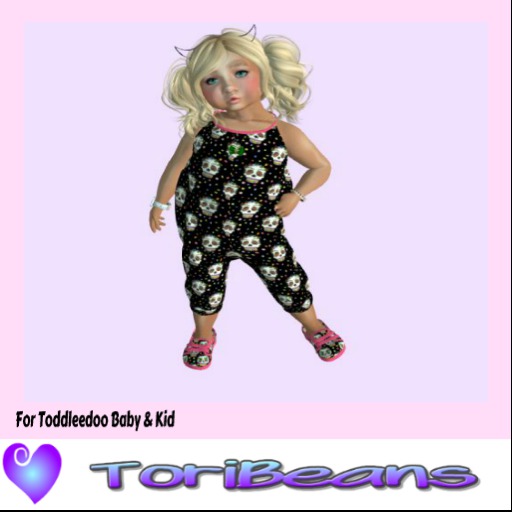 *ToriBeans* Pink Skully Jumper