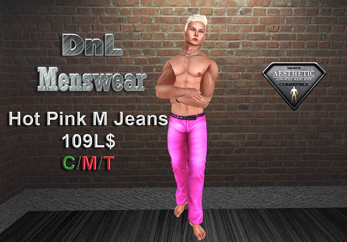 DNL_AES-Hot Pink M Jeans (Add to Unpack)