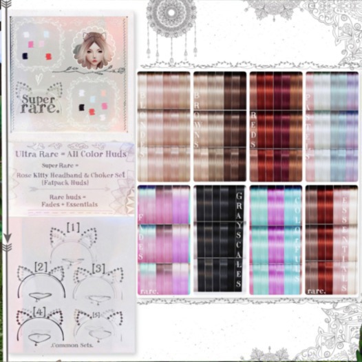 [4] pr!tty - Rose Choker - {Red+Black} Set :boxed: