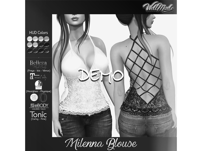 [WellMade] Milenna Blouse DEMO