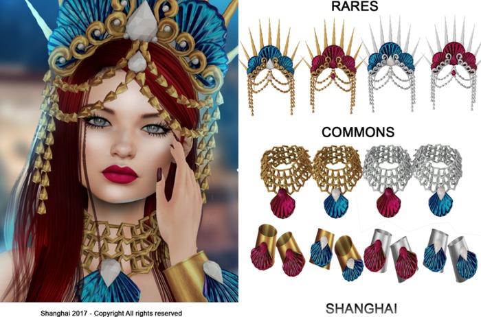 - shanghai - Ocean Pink Gold Bracelets