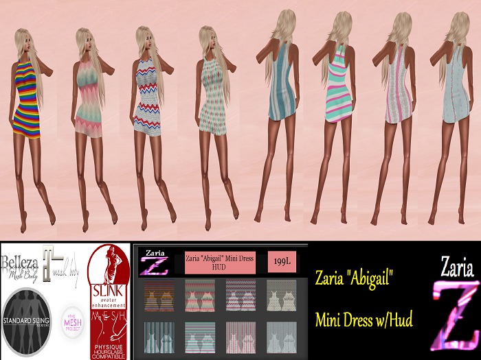 Zaria "Abigail" Mini Dress w/ HUD