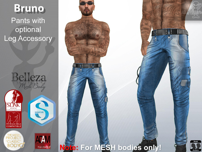 Bruno Pants Light Denim