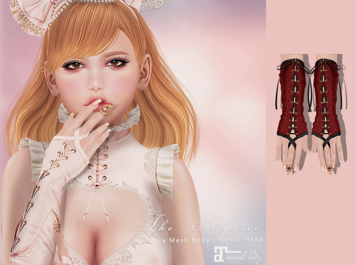 *The Mystic*Gothic Glove (Red) -Maitreya