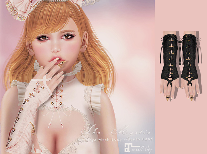 *The Mystic*Gothic Glove (Black) -Maitreya