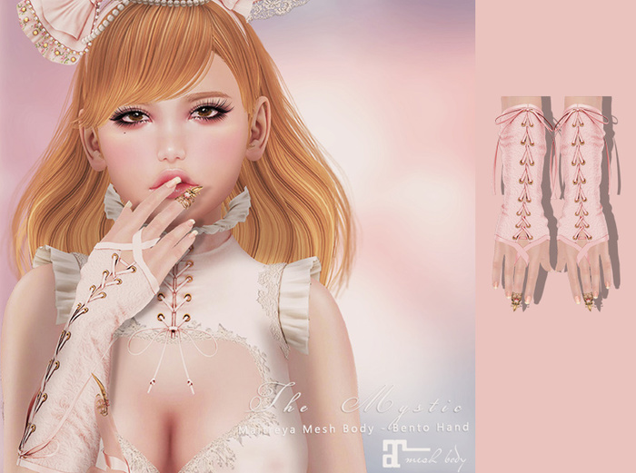 *The Mystic*Gothic Glove (Pink) -Maitreya