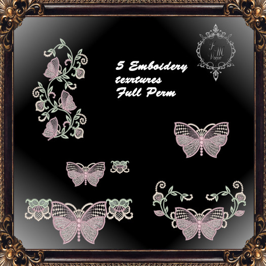 [FM] Butterfly Emroidery 1