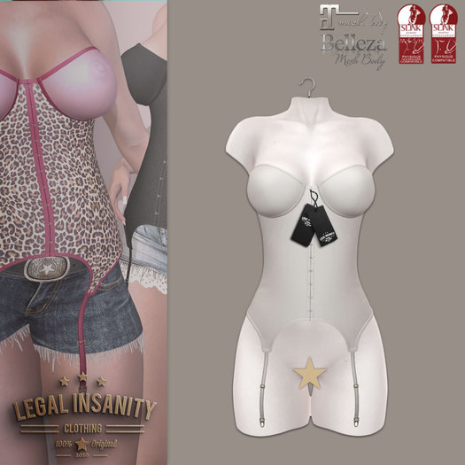 Legal Insanity - Layla tan corset