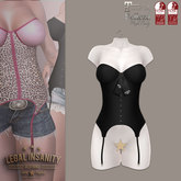 Legal Insanity - Layla black lace corset