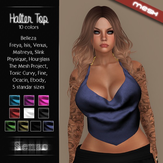 .:Senso:. Halter Top (wear to unpack)