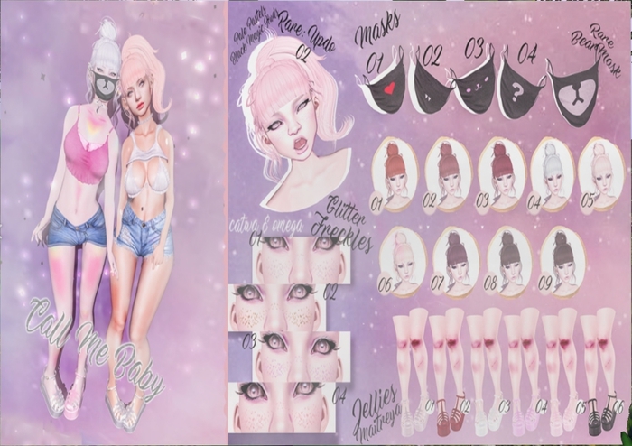 Mello. Call Me Baby Mask 04