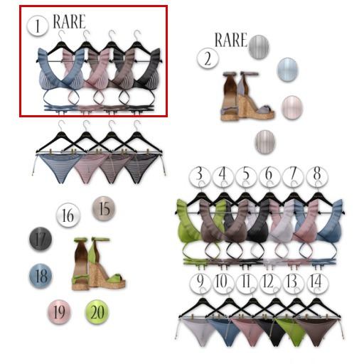 fame femme: Marisa striped Ruffle Top - RARE