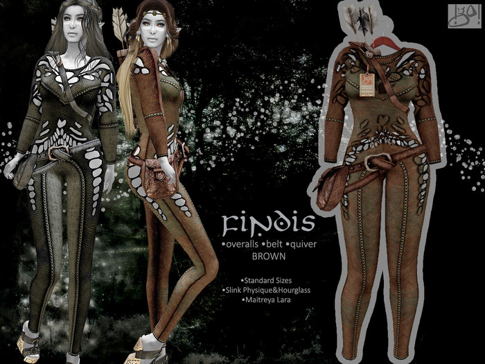 !gO! Findis overalls - Brown
