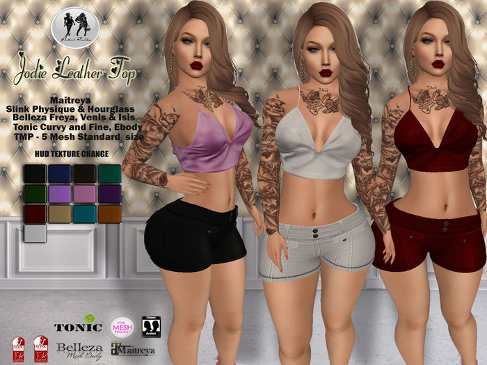 .:H.F JODIE LEATHER SET (HUD TEXTURE CHANGE)