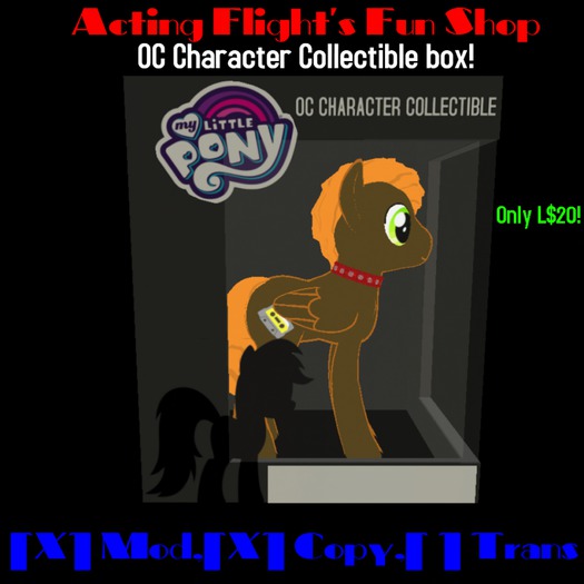 Acting Flight's Pony Collectible boxes
