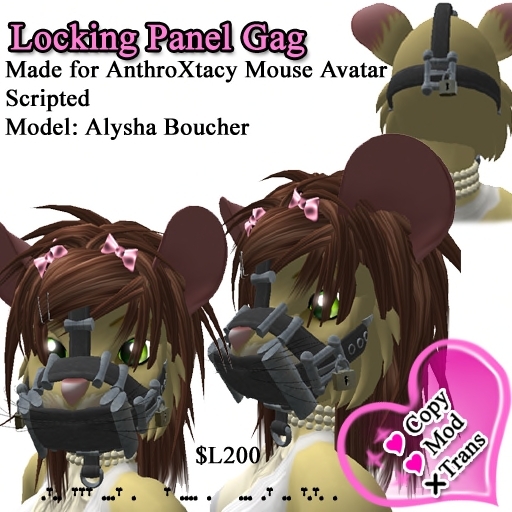 AnthroXtacy Mouse Panel Gag (Box)