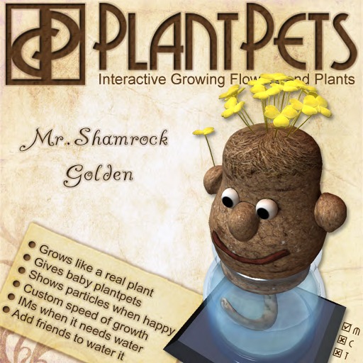 PlantPet Seed [Mr. Shamrock *Golden*] SEASONAL