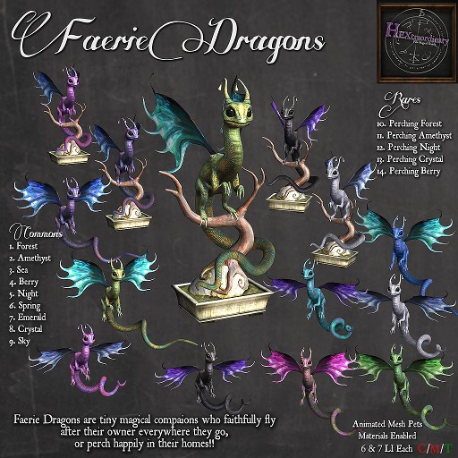7. *HEXtraordinary* Faerie Dragon - Emerald